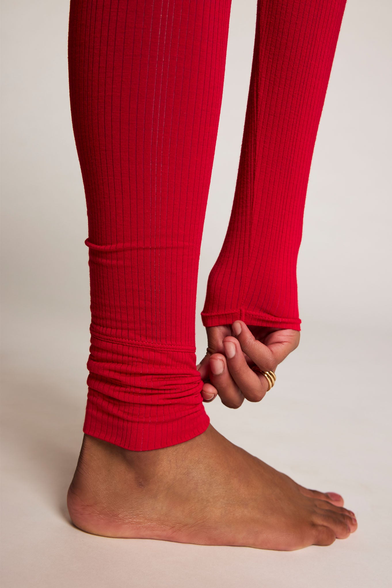 Whipped Long Underwear in Cerise