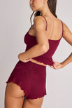 Thumbnail image #3 of Whipped Mini Short in Cassis