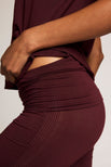Thumbnail image #3 of Whipped Roll Down Pant in Garnet