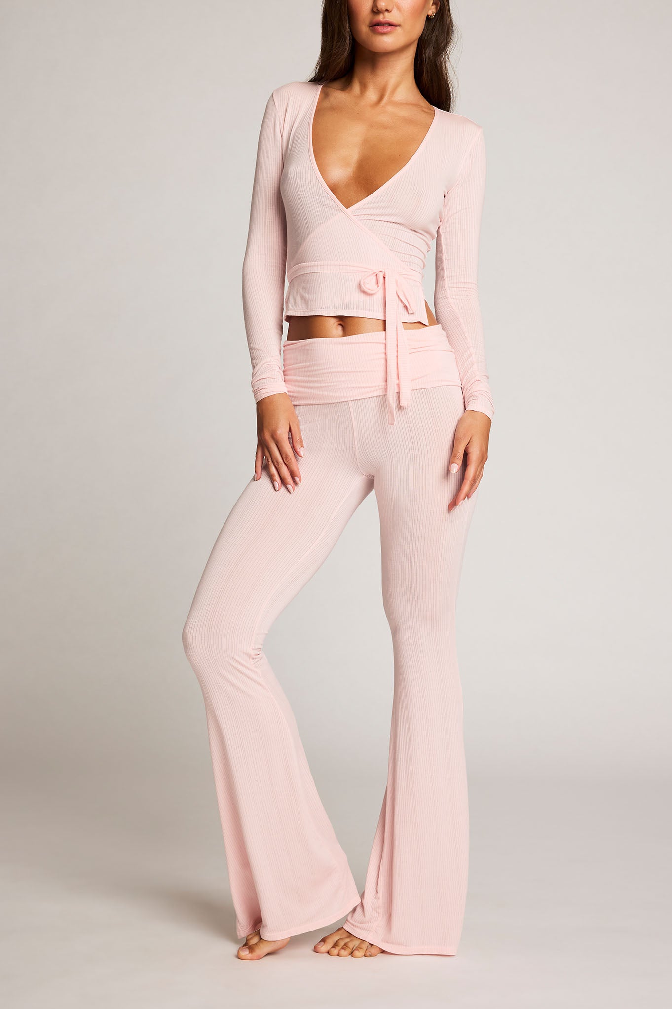 Whipped Roll Down Pant in Shell