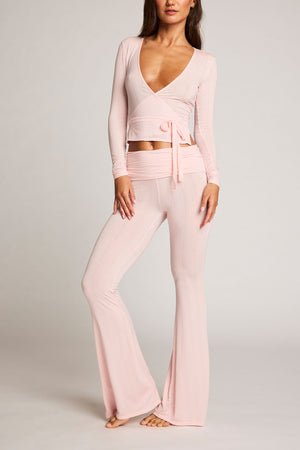 Whipped Roll Down Pant in Shell