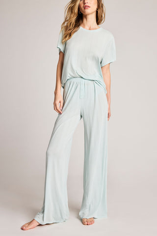 Detail view of Whipped Track Pant in Mist for sizer