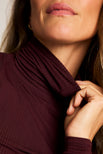 Thumbnail image #2 of Whipped Turtleneck in Garnet