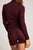 Whipped Turtleneck in Garnet
