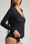 Thumbnail image #3 of Whipped V-Neck in Black