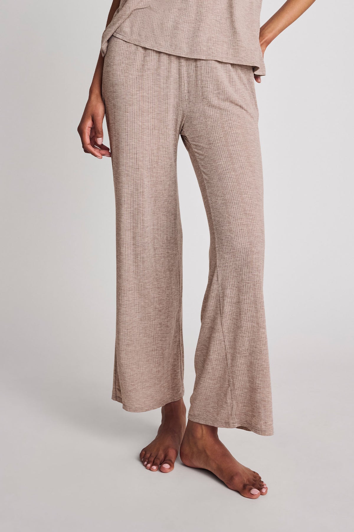 Whipped Cropped Pant in Mink