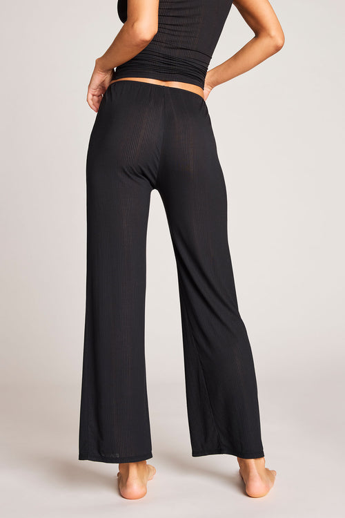 Whipped Cropped Pant in Black