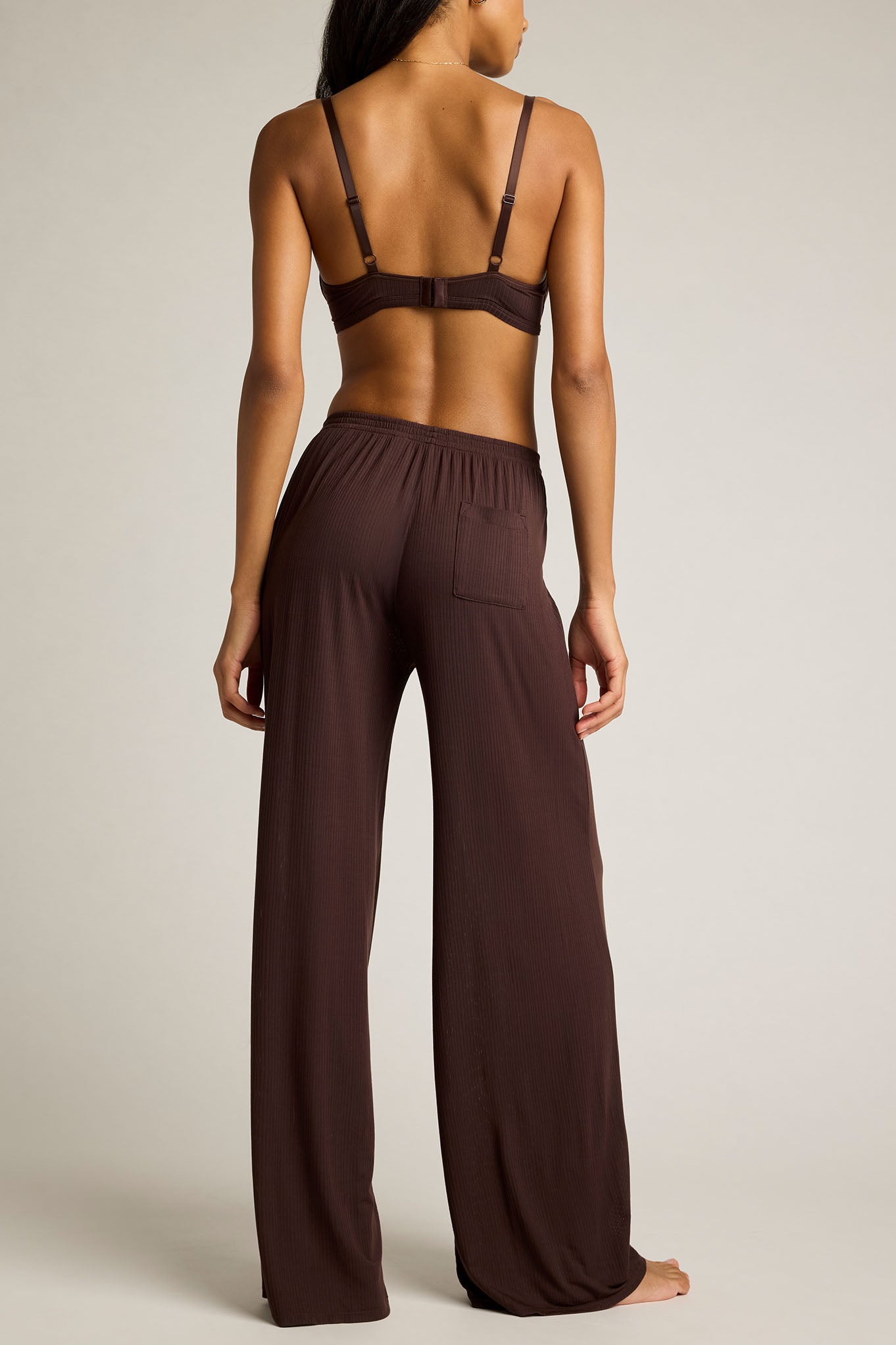 Whipped Track Pant in Espresso