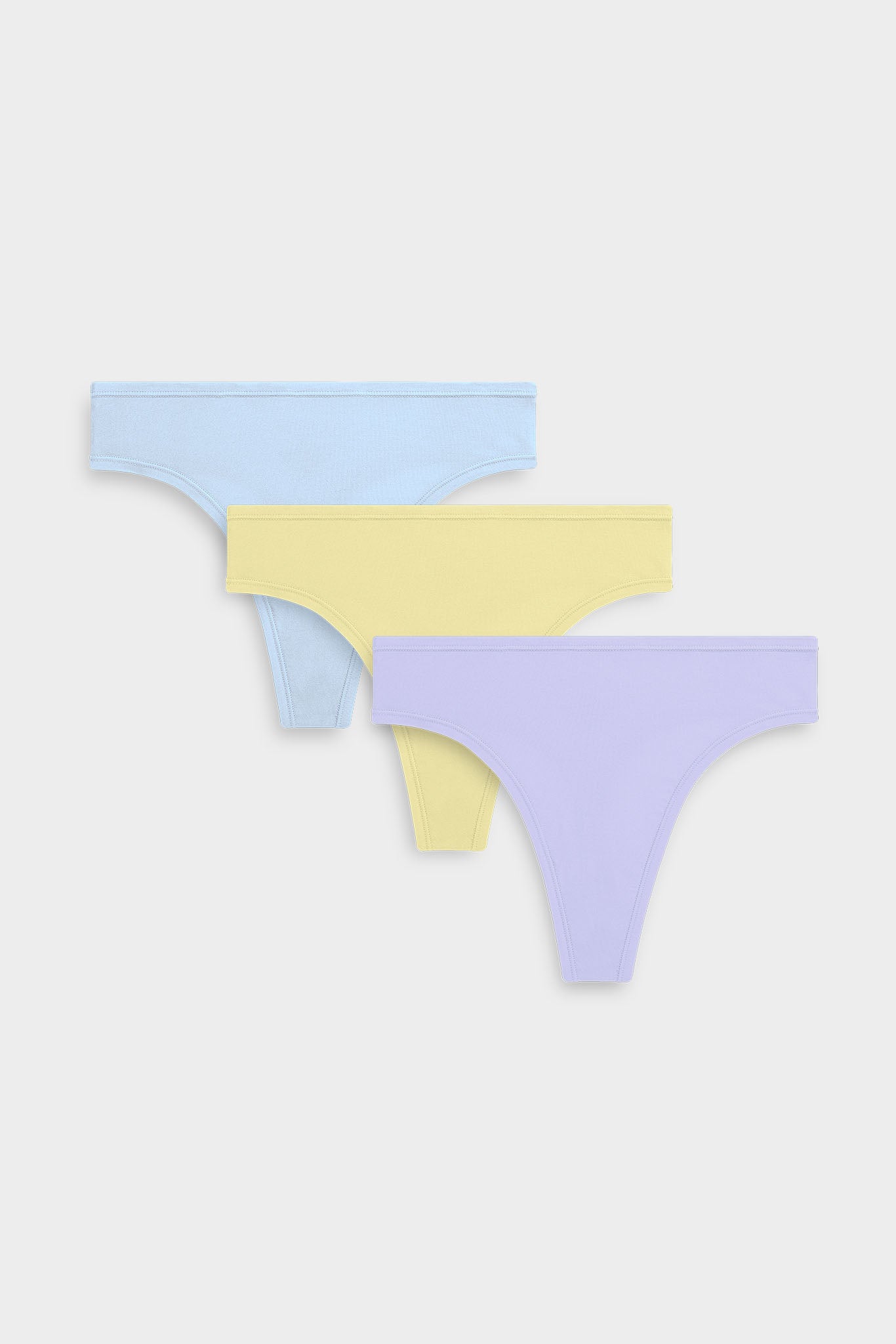 Cotton Thong in Confetti (Pack)