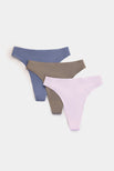 Thumbnail image #1 of Base High Thong in Dusk (Pack)