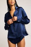 Thumbnail image #1 of Eclipse Silk Shirt in Navy