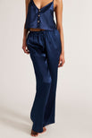 Thumbnail image #1 of Eclipse Washable Silk Drawstring Pant in Navy