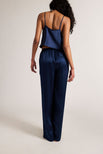 Thumbnail image #3 of Eclipse Washable Silk Drawstring Pant in Navy