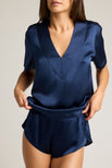 Thumbnail image #1 of Eclipse Silk V-Top in Navy