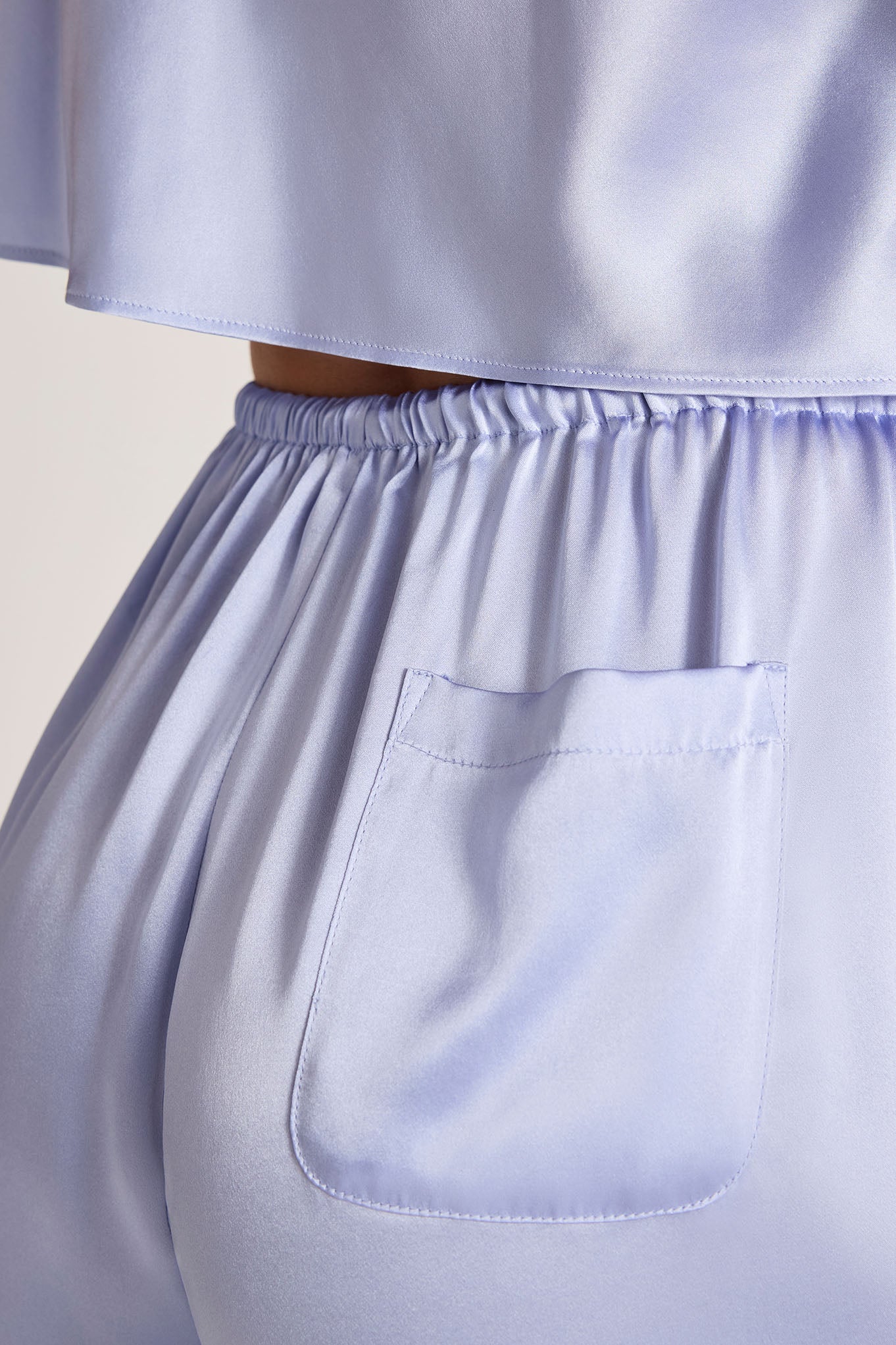 Eclipse Washable Silk Drawstring Pant in Muse