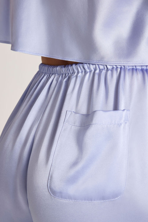 Eclipse Washable Silk Drawstring Pant in Muse