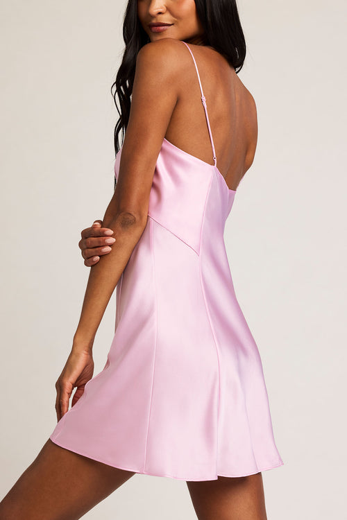 Eclipse Washable Silk Mini Slip in Babe