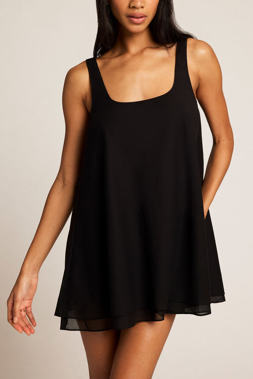 sheer swing dress Aubrette Sheer Swing Dress