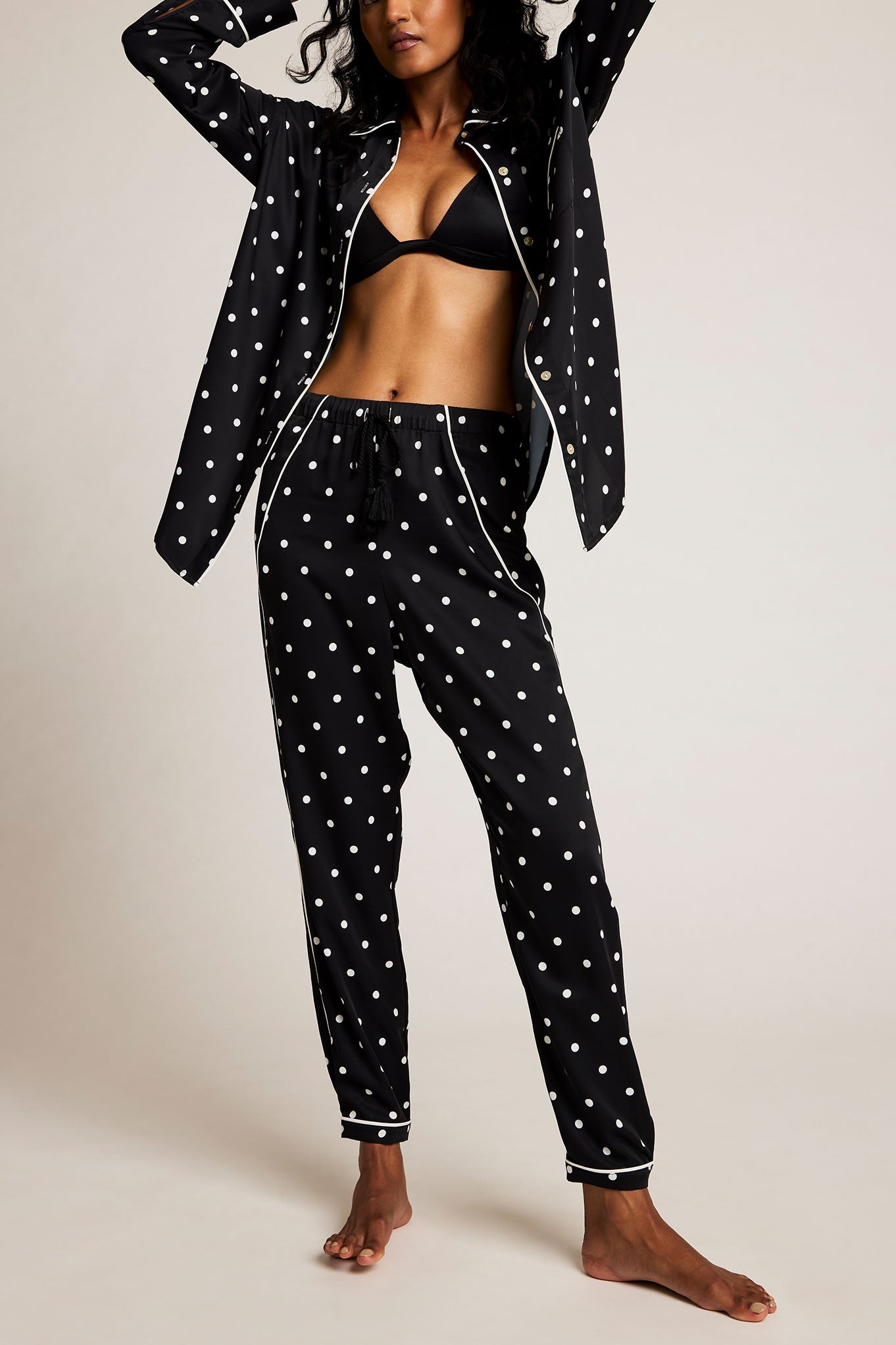 Supreme Jogger Pant in White Dot