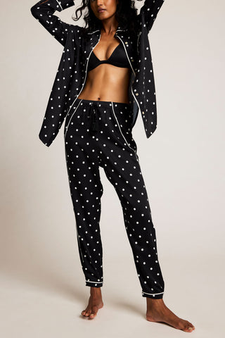 Detail view of Supreme Jogger Pant in White Dot for sizer