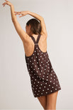 Thumbnail image #3 of Supreme Mini Slip Dress in Espresso Dot
