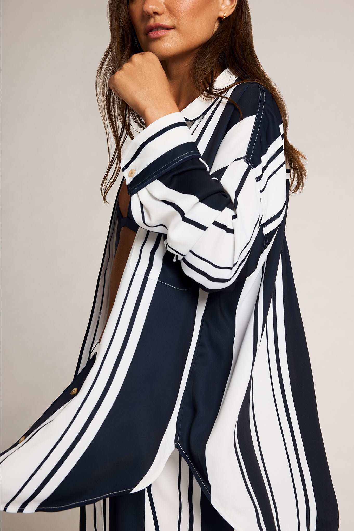 Supreme Shirt in Midnight Stripe