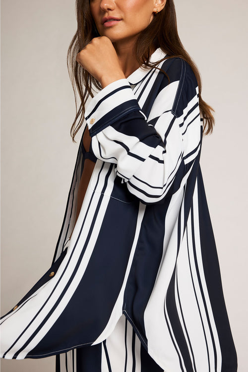 Supreme Shirt in Midnight Stripe