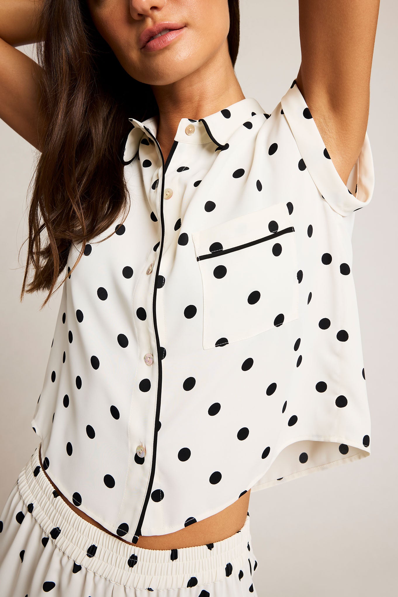 Supreme Short Sleeve Shirt in Black Dot