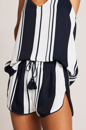 Supreme Short in Midnight Stripe