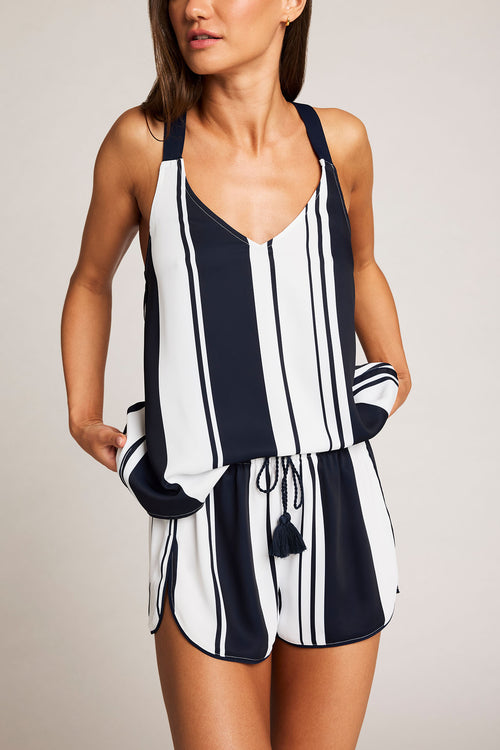 Supreme Tank in Midnight Stripe