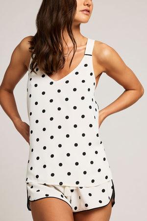 Supreme Tank in Black Dot