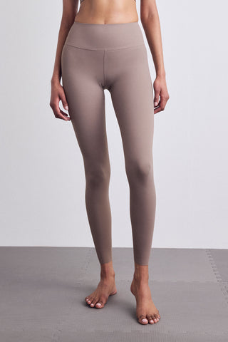 Detail view of Base Sport Legging in Mink for sizer