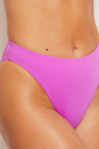 Detail view of Swim French Cut Bottom in Orchid for sizer