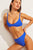 Swim String Bikini in Cobalt (alternate view)