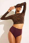 Thumbnail image #1 of Swim Crew Top in Zebra