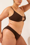 Thumbnail image #4 of Swim Cutout Top in Espresso