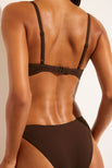 Thumbnail image #3 of Swim Cutout Top in Espresso