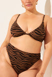 Thumbnail image #4 of Swim Plunge Top in Zebra
