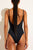 Swim Strappy One-Piece in Black