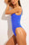 Swim Strappy One-Piece in Cobalt