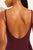 Swim Strappy One-Piece in Garnet