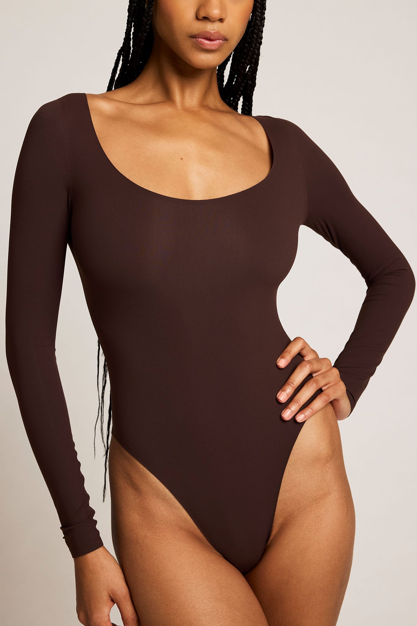 Base Ballet Bodysuit in Espresso