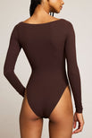 Thumbnail image #3 of Base Ballet Bodysuit in Espresso