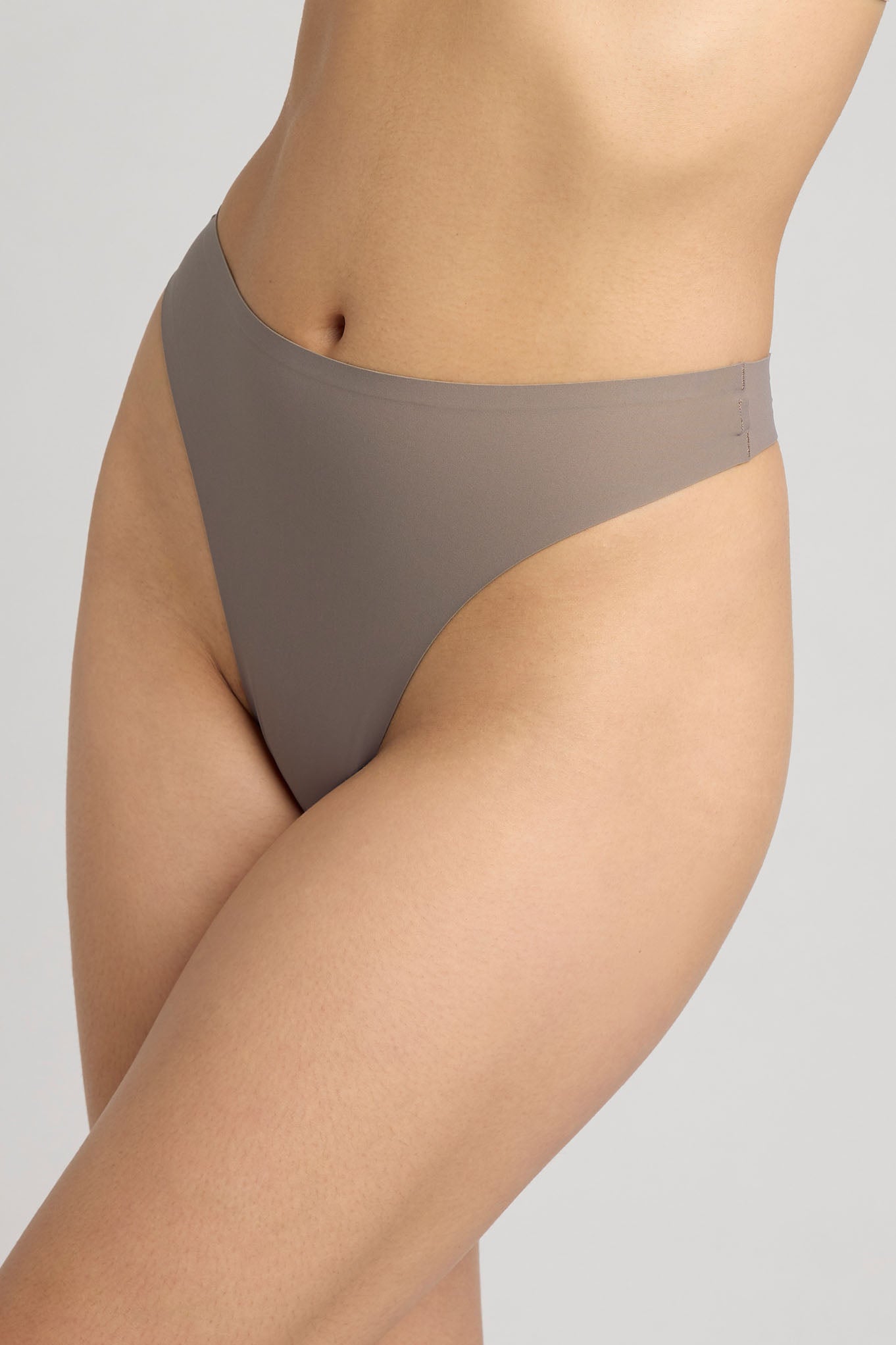 Base High Thong in Shadow 5 Pack - Mink