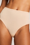 Thumbnail image #2 of Cloud Cotton High Brief in Honey (Pack)