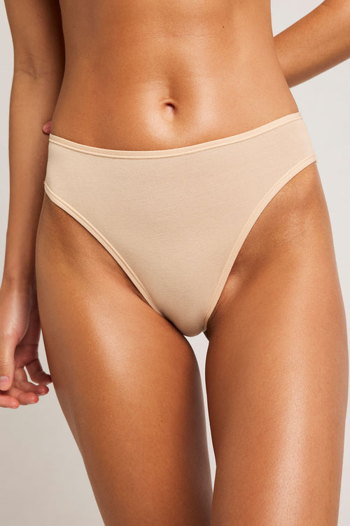 Cloud Cotton French Cut Brief in Honey (Pack)