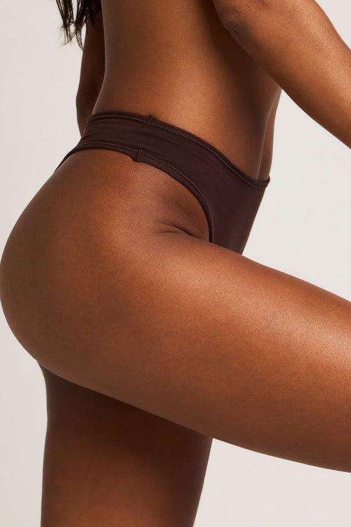 Cloud Cotton Thong in Deep (Pack)