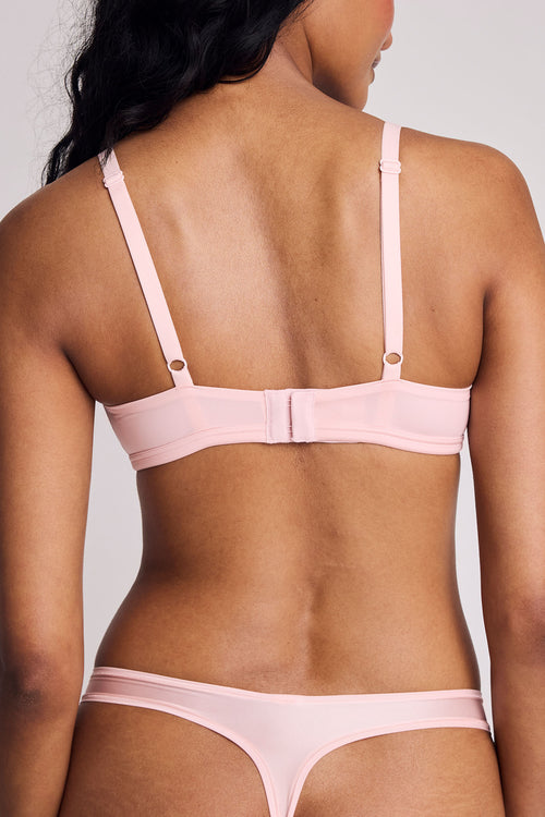 Glacé Dipped Thong in Shell