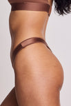 Thumbnail image #4 of Glacé Dipped Thong in Praline (Pack)
