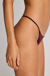Thumbnail image #2 of Glacé String Thong in Garnet